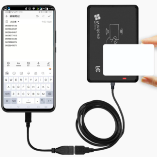 Lector de tarjetas RFID R20D R20C, 13.56MHz/125kHz, USB/OTG