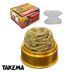 LIMPIADOR DE PUNTAS DE CAUTIN “TAKEMA” DORADO
