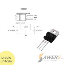LM7806 Regulador de Voltaje 6V-1A