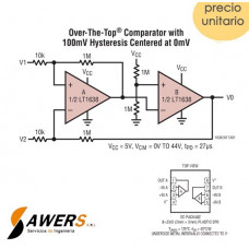 LT1638 Dual OP-AMP 1.2MHz Rail-to-Rail IN-OUT