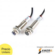 M12 laser interruptor fotoeléctrico NPN M12JG-30N1
