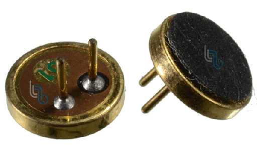 Microfono Electret 6x1.5mm con pines