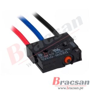 MICROSWITCH CON CABLE 0.1A 125V SPDT SIN PALANCA OMRON D2SW-01MS