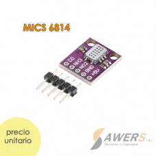 MiCS6814 Sensor de Gas CO, NO2 y NH3