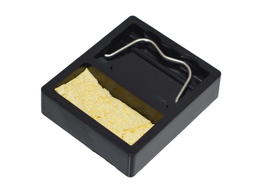 Mini Soporte para Cautin y Esponja de 4x4.7cm - Base para soldador JM-010