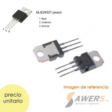 MJE2955T Transistor PNP -60V -10A Empaquetado TO-220