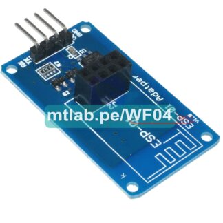 Módulo Adaptador para ESP-01S / ESP-01, 4 pines macho para usar