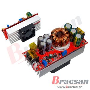 MÓDULO CONVERTIDOR ELEVADOR DE VOLTAJE STEP-UP DE 10V-60V A 12V-90V DE 1500W 30A