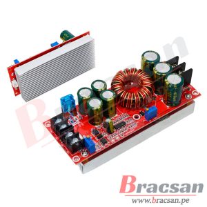 MÓDULO CONVERTIDOR ELEVADOR DE VOLTAJE STEP-UP DE 8V-60V A 12V-83V DE 1200W 20A
