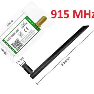 Módulo LoRa E220-900T30D, 915Mhz, con antena omnidireccional