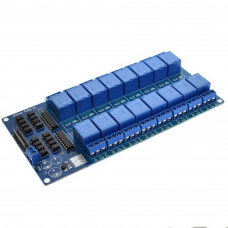 Módulo Relay 16CH 5VDC Optoacoplado