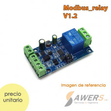 Modulo Relay 1CH 5Vdc Modbus-RTU RS485/TTL