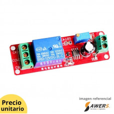 Modulo Relay con temporizador 0-10sec 12V