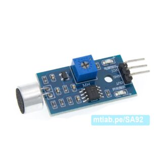 Módulo Sensor de detección de sonido, (puede detectar “no procesar” el sonido de voz), de 3 pines