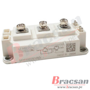 MODULO TRANSISTOR IGBT 565A 1200V SEMITRANS3 SEMIKRON SKM400GB128D