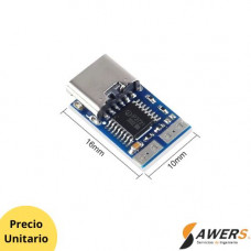 Modulo USB-PD 2.0 Tipo C 9V 5A