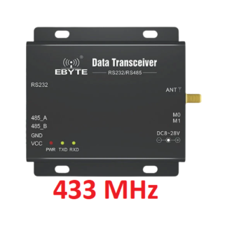 Módulo “Wireless Data Transceiver” E32-DTU-433L20 para radio frecuencia transceptor , LoRa SX1278 433 MHz. RS485 RS232