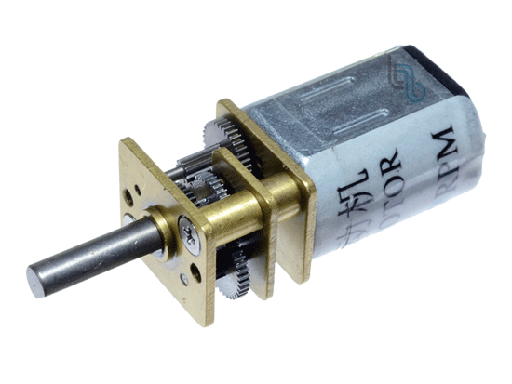 .Motor micro DC 200RPM 6VDC con reductor para Robotica D19XL39 + Eje Pololu N20 (12GA6V200SP)