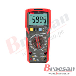 MULTIMETRO DIGITAL AC/DC 1000V 20A CON NCV, CAPACIMETRO TRUE RMS UNI-T UT-89XD