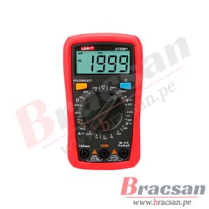 MULTIMETRO DIGITAL AC/DC 600V 10A NCV UNI-T UT-33D+