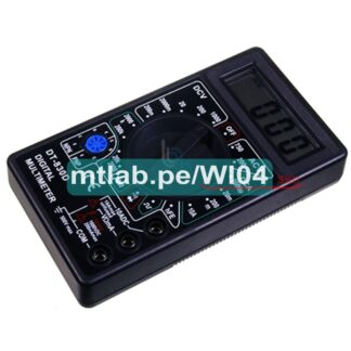 Multimetro digital DT-830 color negro