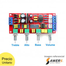 NE5532 OP-AMP HIFI preamplificador 12VAC