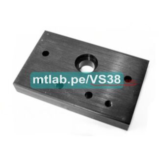 Openbuilds end mount U type / placa de extremo para el perfil C-beam. T6 x 50x80mm