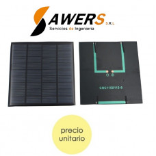 Panel Solar 2W 115*115mm 9V policristalino