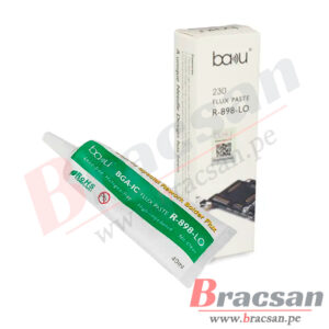 PASTA FLUX PARA SOLDAR 40ML LIBRE DE HALOGENO, PLOMO BAKU BK-230