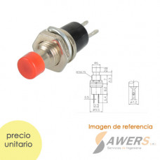 PBS-110 220V-0.5A Pulsador NO momentaneo