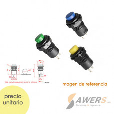 PBS-110 220V-1A-3A Pulsador NO momentaneo