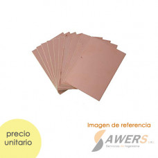 PCB Virgen 5*7cm 2layer (fibra de vidrio)