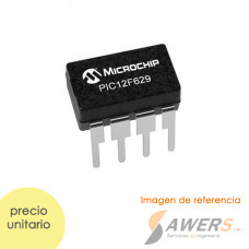 PIC12F629, PIC12F675, formato DIP, Microcontroladores 8 pines