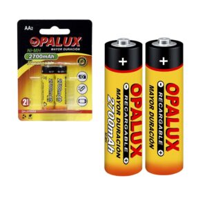 PILA AA 1.2v 2700mAh “OPALUX”