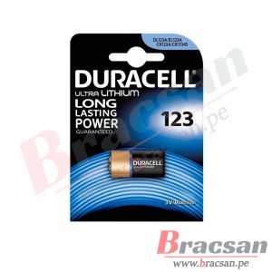 PILA DE LITIO 3V CR17345 DURACELL CR123