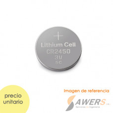 PILA DE LITIO TIPO BOTON 3V PANASONIC CR2450