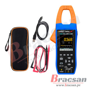 PINZA AMPERIMETRICA DIGITAL 600A AC/DC CON NCV, OSCILOSCOPIO 1 CANAL 1MHZ, DATALOGGER 3 EN 1 PORTATIL OWON CMS061