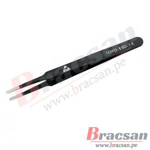 PINZA ANTIESTATICA ANTIMAGNETICA PUNTA REDONDA TOYO ESD-13