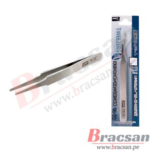 PINZA DE PRECISION RECTA PUNTA REDONDA METAL GOOT TS-13