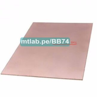 placa de fibra de vidrio para PCB de DOBLE CARA 15×25 cm