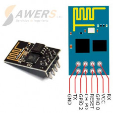 Placa para control remoto wifi con esp8266 esp-01/ esp-01s