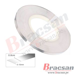 PLATINA NIQUEL PARA CONEXION DE BATERIAS 18650 ROLLO 100 METROS