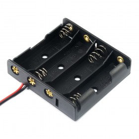 Porta Batería AAx4 con switch