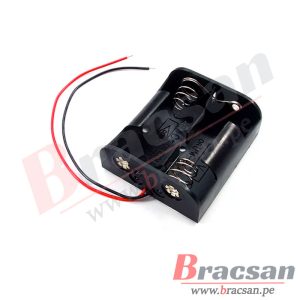 PORTA BATERIA CON CABLE TAMAÑO C, R14, 2 PILAS EN SERIE COMF BH-221A