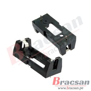 PORTA BATERIA CR123A, R123, CR17335, 2/3A PARA PCB 2 PINES COMF BHC-CR123A