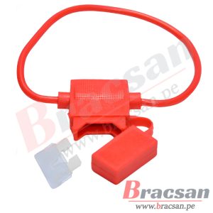 PORTAFUSIBLE AUTOMOTRIZ EN LINEA AEREO 2A A 30A 12V 24V KV-S036 23