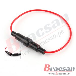 PORTAFUSIBLE EUROPEO 5X20MM EN LINEA AEREO K3040BS