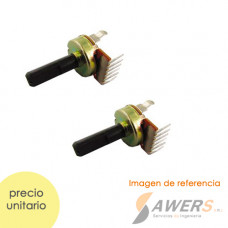 Potenciometro Estereo Jumbo 6 Pines Vertical 50 KOhm
