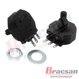 POTENCIOMETRO PARA MAQUINA DE SOLDAR 22Kohm 2W 1 VUELTA NRVS28 B223