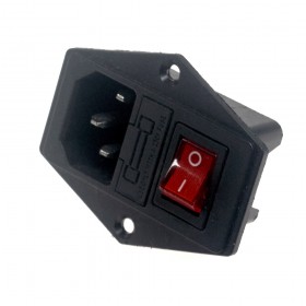 POWER JACK TOMACORRIENTE C14 INTERRUPTOR AC 10A 250VAC AC-01A